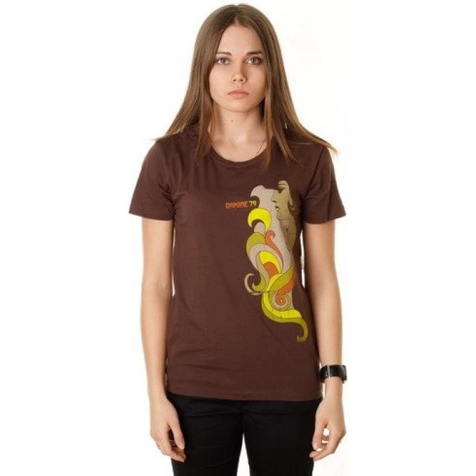 Футболка DAKINE HAIRDO S/S GIRLS BROWN Размер M 8501-115-28 (2000000340029)