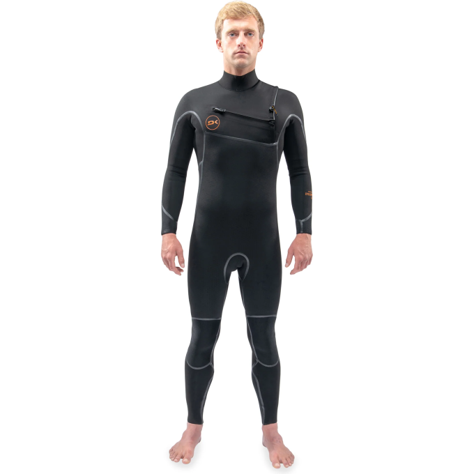 Гидрокостюм DAKINE MEN'S CYCLONE CHEST ZIP FULL SUIT 3/2mm Black, размер XL DK22M32CZ (0604565591678)