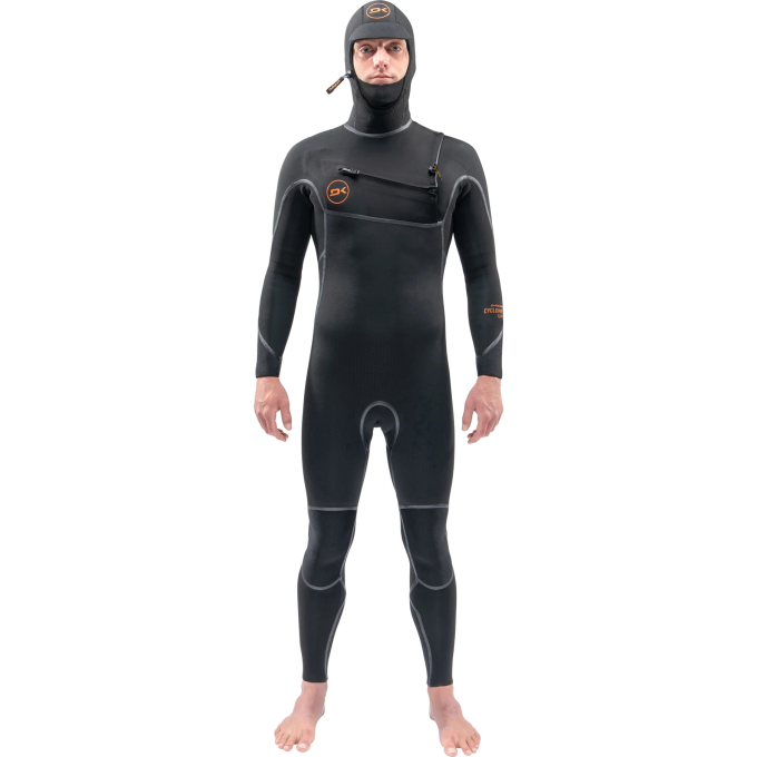 Гидрокостюм DAKINE MENS CYCLONE CHEST ZIP HOODED 6/4 Blk, размер S DK22M64HCZ (0604565453600)