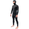 Гидрокостюм DAKINE MEN'S MISSION CHEST ZIP HOODED 4/3mm Black Размер XL DK21M43HMZ (0604565433480)