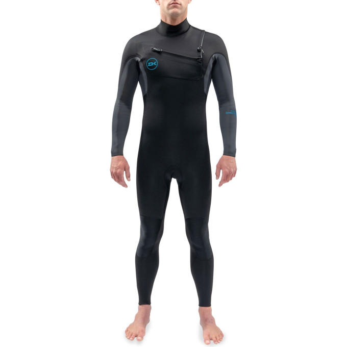 Гидрокостюм DAKINE MEN'S QUANTUM CHEST ZIP FULL SUIT 3/2mm Black/Grey Размер XL DK21M32QZ (0604565435002)