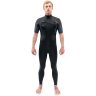 Гидрокостюм DAKINE MEN'S QUANTUM CHEST ZIP SHORT SLEEVED FULL SUIT 2/2mm Black/Grey, размер XL DK22M22QSSZ (0604565593894)