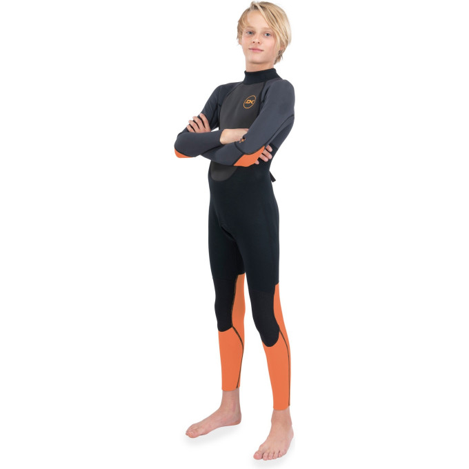 Гидрокостюм детский DAKINE KIDS QUANTUM B/Z FULL SUIT 4/3 GBS Black/camo, размер 8 DK01K43QBZC1J (0604565736499)
