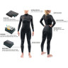 Гидрокостюм женский DAKINE WOMEN'S CYCLONE ZIP FREE FULL SUIT 3/2mm Black Размер 10 DK21W32C (0604565435828)