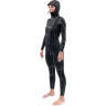 Гидрокостюм женский DAKINE WOMEN'S CYCLONE ZIP FREE HOODED 5/4mm Black Размер 10 DK21W54HC (0604565435460)