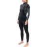 Гидрокостюм женский DAKINE WOMEN'S QUANTUM CHEST ZIP FULL SUIT 3/2mm Black/Grey Размер 10 DK22W32QZ (0604565597106)