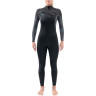 Гидрокостюм женский DAKINE WOMEN'S QUANTUM CHEST ZIP FULL SUIT 3/2mm Black/Grey Размер 12 DK21W32QZ (0604565437303)