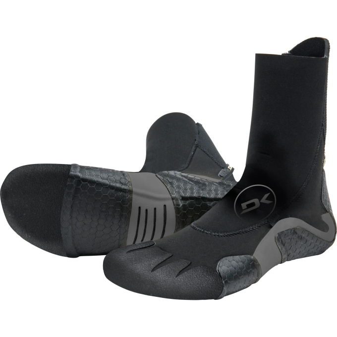 Гидротапки DAKINE UNISEX QUANTUM ROUND TOE BOOT 5mm Black, размер 7 DK22U5QRTB (0604565452771)