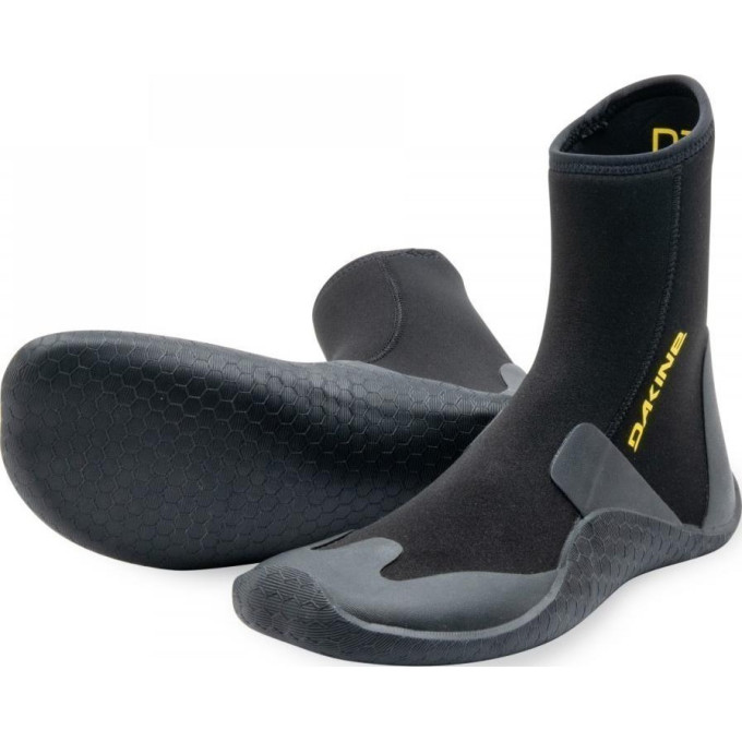 Гидротапки DAKINE UNISEX RT BOOT 5MM BLACK Размер 5 DK21U5RB (0604565438195)